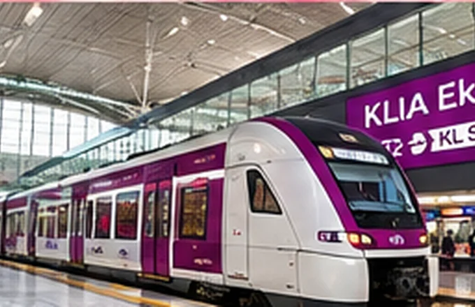 KLIA T2 機場進城 景點 AI 風格示意圖