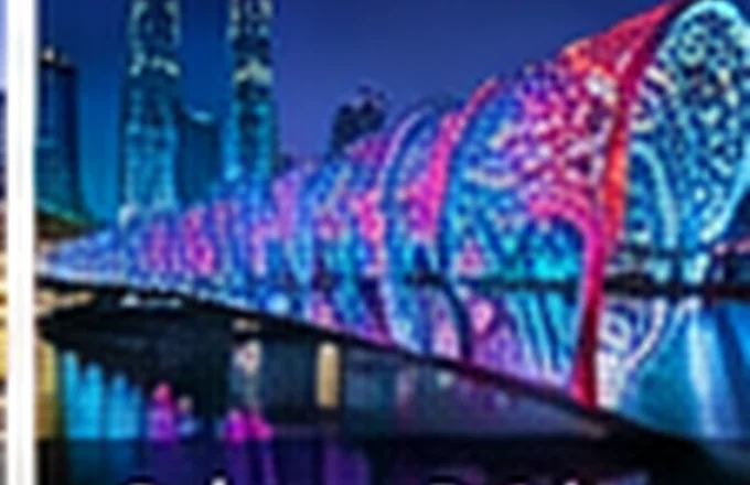 Saloma 彩虹橋 景點 AI 風格示意圖