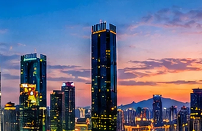 雙子塔與 KLCC 景點 AI 風格示意圖